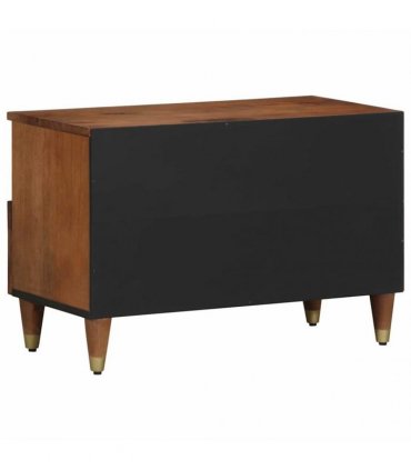 vidaXL TV Cabinet Honey Brown 70 x 33 x 46 cm Solid Mango Wood