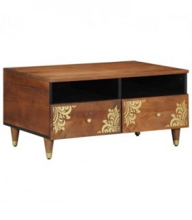 vidaXL Coffee Table Honey Brown 80 x 54 x 40 cm Solid Mango Wood