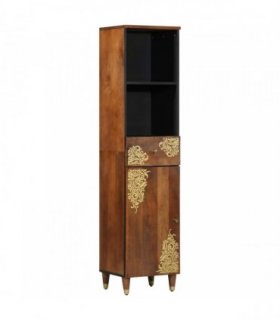vidaXL Bathroom Cabinet Honey brown 38 x 33 x 160 cm Solid Mango Wood