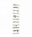 vidaXL Wall Decoration Ladder-Shaped 50x200 cm Natural Branch — Size: 50 x 200 cm