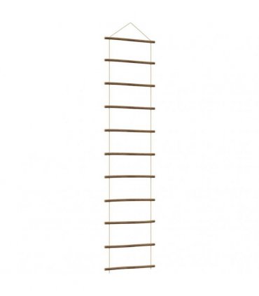 vidaXL Wall Decoration Ladder-Shaped 50x200 cm Natural Branch — Size: 50 x 200 cm