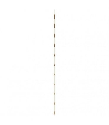 vidaXL Wall Decoration Ladder-Shaped 50x200 cm Natural Branch — Size: 50 x 200 cm