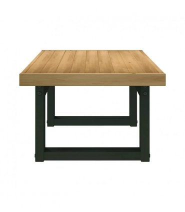vidaXL Coffee Table NOAIN U-Shaped Legs 120x60x40 cm Solid Wood Pine — Colour: natural, Model: u shape