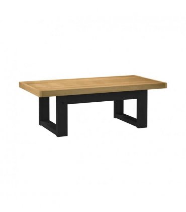 vidaXL Coffee Table NOAIN U-Shaped Legs 120x60x40 cm Solid Wood Pine — Colour: natural, Model: u shape