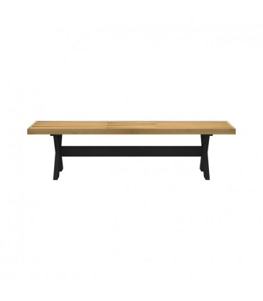 vidaXL Dining Bench NOAIN X-Shaped Legs 180x40x45 cm Solid Wood Pine — Colour: natural, Model: x shape