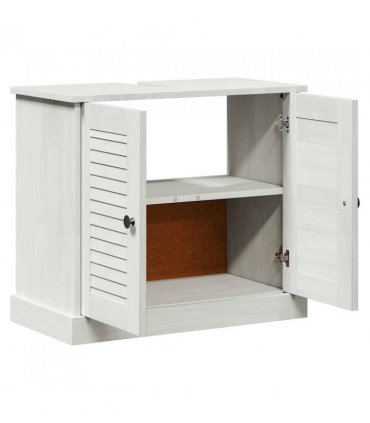 vidaXL Sink cabinet VIGO White and Antique White 68 x 34 x 59 cm