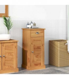 vidaXL Bathroom Cabinet VIGO Brown and Honey Brown 37.5 x 34 x 80 cm