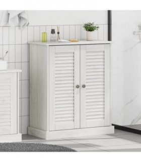 vidaXL Bathroom Cabinet VIGO White and Antique White 68 x 34 x 80 cm