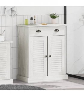 vidaXL Bathroom Cabinet VIGO White and Antique White 68 x 34 x 80 cm — V0672056757
