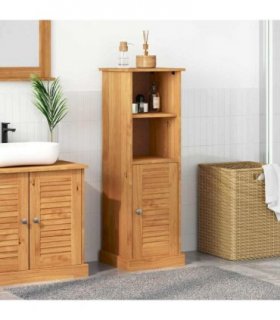 vidaXL Bathroom Cabinet VIGO Brown and Honey Brown 37 x 34 x 110 cm