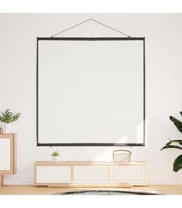 vidaXL Projection Screen Wall-Hanging 81 Inch 1:1 — Size: 81'' (1:1)