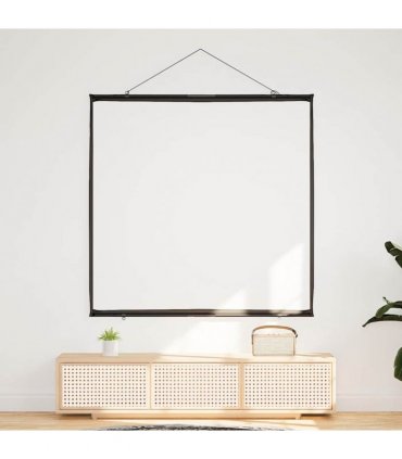 vidaXL Projection Screen Wall-Hanging 67 Inch 1:1 — Size: 67'' (1:1)