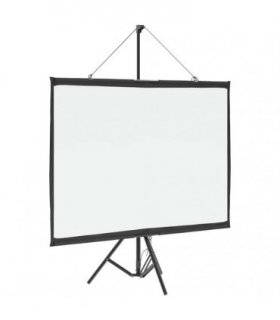 vidaXL Projection Screen with Tripod 50 Inch 4:3 — Size: 50'' (4:3)