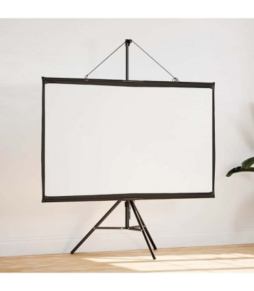 vidaXL Projection Screen with Tripod 72 Inch 16:9 — Size: 72'' (16:9)