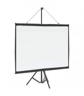 vidaXL Projection Screen with Tripod 72 Inch 4:3 — Size: 72'' (4:3)