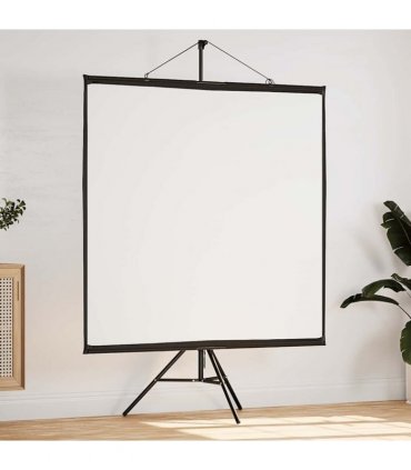 vidaXL Projection Screen with Tripod 67 Inch 1:1 — Size: 67'' (1:1)