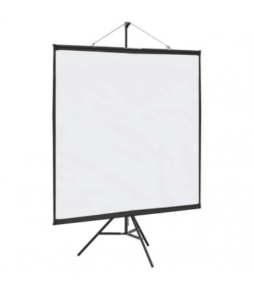 vidaXL Projection Screen with Tripod 81 Inch 1:1 — Size: 81'' (1:1)