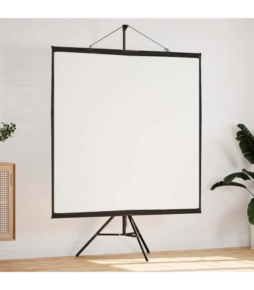 vidaXL Projection Screen with Tripod 81 Inch 1:1 — Size: 81'' (1:1)