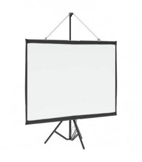 vidaXL Projection Screen with Tripod 60 Inch 4:3 — Size: 60'' (4:3)
