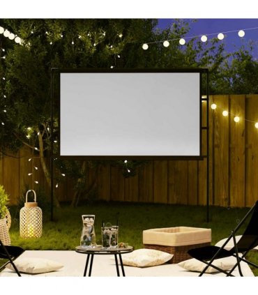 vidaXL Projection Screen with Stands 84 Inch 16:9 — Size: 84'' (16:9)