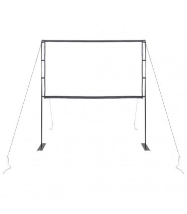 vidaXL Projection Screen with Stands 84 Inch 16:9 — Size: 84'' (16:9)