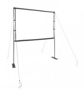 vidaXL Projection Screen with Stands 84 Inch 4:3 — Size: 84'' (4:3)
