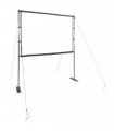 vidaXL Projection Screen with Stands 84 Inch 4:3 — Size: 84'' (4:3)