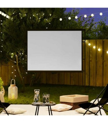 vidaXL Projection Screen with Stands 84 Inch 4:3 — Size: 84'' (4:3)