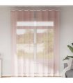 vidaXL Voile Curtains with Grommets 2 pcs Light Pink 140x260 cm — Size: 140 x 260 cm