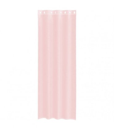 vidaXL Voile Curtains with Grommets 2 pcs Light Pink 140x260 cm — Size: 140 x 260 cm