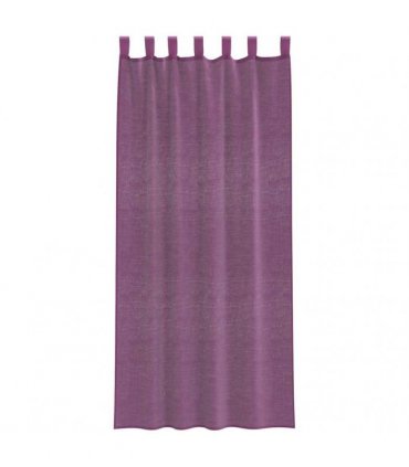 vidaXL Voile Curtains with Loops 2 pcs Purple 140x225 cm — Size: 140 x 225 cm