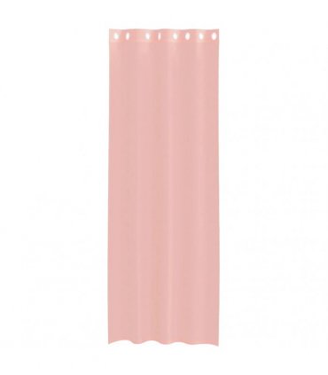 vidaXL Voile Curtains with Grommets 2 pcs Pink 140x300 cm — Size: 140 x 300 cm