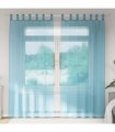 vidaXL Voile Curtains with Loops 2 pcs Turquoise 140x225 cm — Size: 140 x 225 cm
