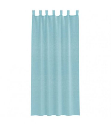 vidaXL Voile Curtains with Loops 2 pcs Turquoise 140x225 cm — Size: 140 x 225 cm