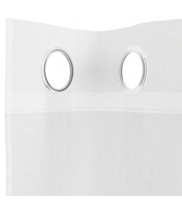 vidaXL Voile Curtains with Grommets 2 pcs White — Size: 140 x 300 cm