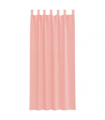 vidaXL Voile Curtains with Loops 2 pcs Pink 140x245 cm — Size: 140 x 245 cm