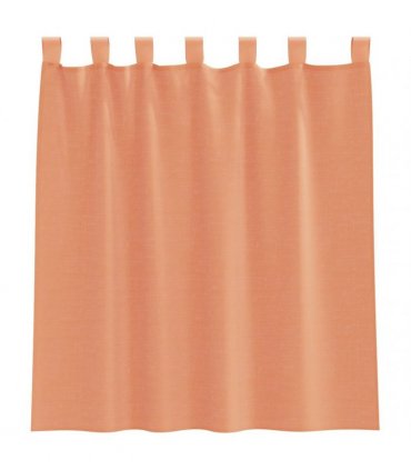 vidaXL Voile Curtains with Loops 2 pcs Terracotta 140x140 cm — Size: 140 x 140 cm
