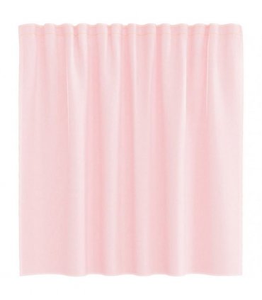 vidaXL Voile Curtains with Loops 2 pcs Light Pink 140x140 cm — Size: 140 x 140 cm