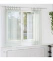 vidaXL Voile Curtains with Loops 2 pcs Light Grey 140x175 cm — Size: 140 x 175 cm