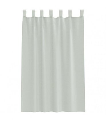 vidaXL Voile Curtains with Loops 2 pcs Light Grey 140x175 cm — Size: 140 x 175 cm