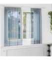 vidaXL Voile Curtains with Rod Pockets 2 pcs Royal Blue — Size: 140 x 175 cm