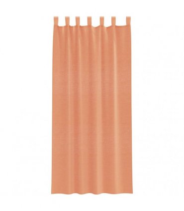 vidaXL Voile Curtains with Loops 2 pcs Terracotta 140x225 cm — Size: 140 x 225 cm
