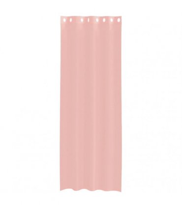vidaXL Voile Curtains with Grommets 2 pcs Pink 140x260 cm — Size: 140 x 260 cm