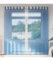 vidaXL Voile Curtains with Loops 2 pcs Royal Blue 140x225 cm — Size: 140 x 225 cm