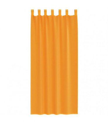 vidaXL Voile Curtains with Loops 2 pcs Orange 140x245 cm — Size: 140 x 245 cm