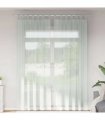 vidaXL Voile Curtains with Loops 2 pcs Light Grey 140x260 cm — Size: 140 x 260 cm