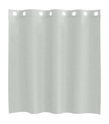 vidaXL Voile Curtains with Grommets 2 pcs Light Grey 140x140 cm — Size: 140 x 140 cm