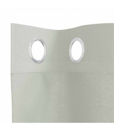 vidaXL Voile Curtains with Grommets 2 pcs Light Grey 140x140 cm — Size: 140 x 140 cm