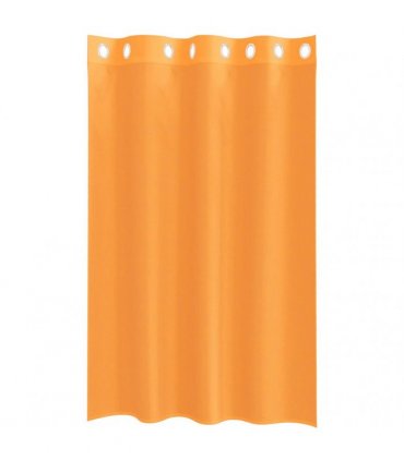 vidaXL Voile Curtains with Grommets 2 pcs Orange 140x175 cm — Size: 140 x 175 cm