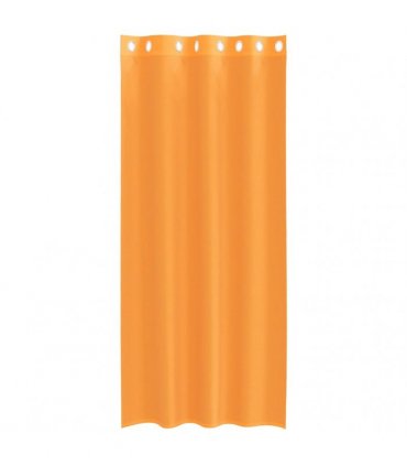 vidaXL Voile Curtains with Grommets 2 pcs Orange 140x245 cm — Size: 140 x 245 cm